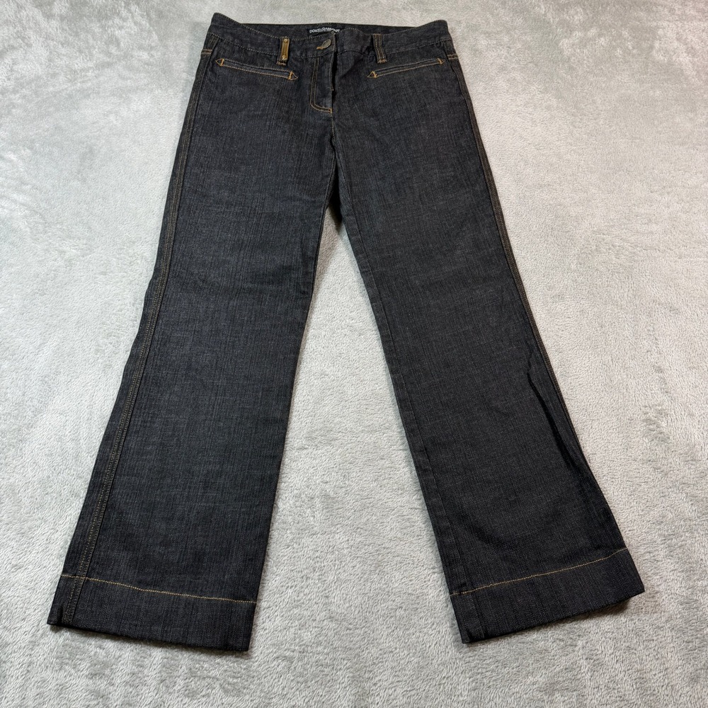 Dolce & Gabbana Women's Straight Leg Jeans in Dark Denim